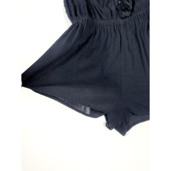 NEW ASOS SEXY BLACK BANDEAU BEACH ROMPER - SIZE: 6 - Picture 8 of 10